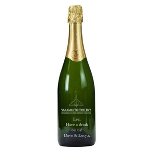 Giftsonline4u Engraved Vulcan to the Sky Champagne