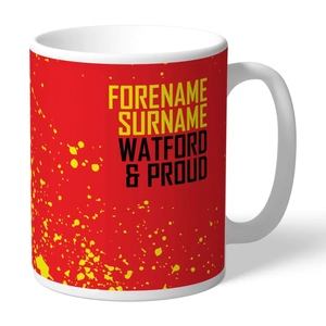 Give Personalised Gifts Personalised Watford FC Proud Mug