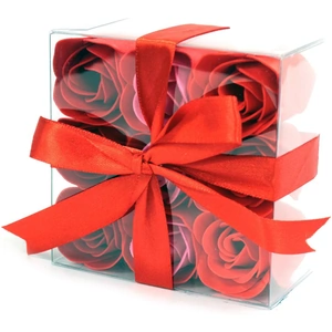 Glow 9 x Red Rose Soap Flowers