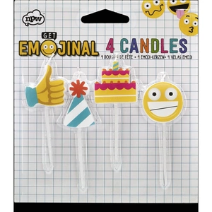 Glow Emoji Birthday Candles