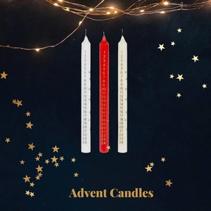 Glow Taper Advent Candle