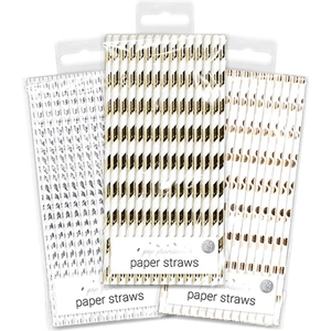 View product details for the Metallic Paper Straws (24 pack)