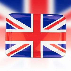 View product details for the Union Jack Printed Tray 42cm x 30cm