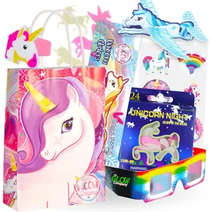 Glow Deluxe Unicorn Party Bag (12 Pack)
