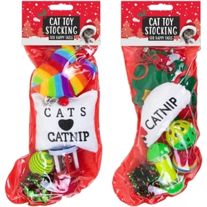 View product details for the Christmas Cat Toy Stocking