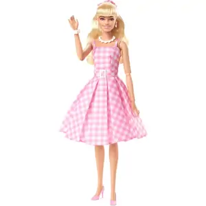 Hamleys Barbie in Pink Gingham Dress – Barbie The Movie