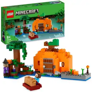 Hamleys Lego® 21248 Minecraft The Pumpkin Farm Set With Steve Figure
