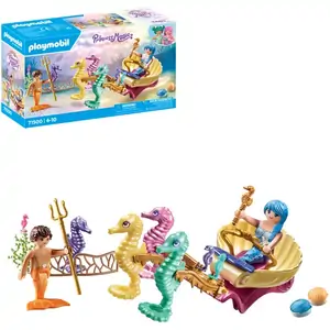 Hamleys Playmobil 71500 Princess Magic: Mermaid With Seahorse Carriage