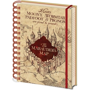Hamleys Harry Potter Marauders Map A5 Lined Notebook