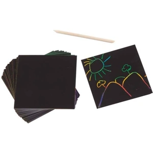 Hamleys Melissa & Doug Rainbow Mini Scratch Art Note Cubes