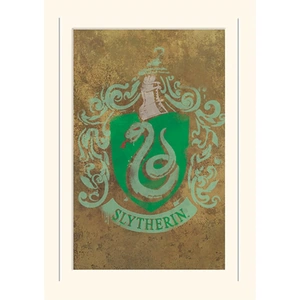 Hamleys Harry Potter Slytherin Crest Loose Mounted Print