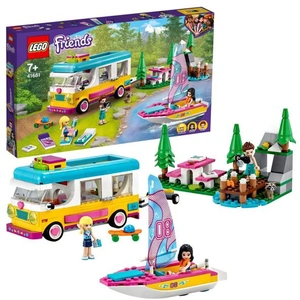 Hamleys LEGO® Friends Forest Camper Van & Sailboat Toy Set 41681
