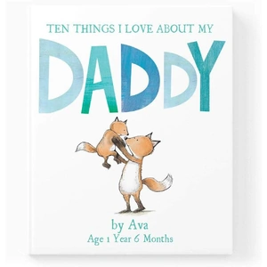 Reasons I Love Dad Children's Book - Personalised book, a perfect gift from child | Letterfest