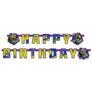 View product details for the Teenage Mutant Ninja Turtles Party Banner - Children's Toys & Birthday Present Ideas Party Supplies - New & In Stock at PoundToy