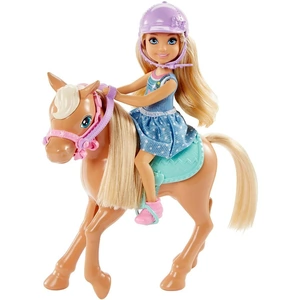Maqio Toys Barbie DYL42 Club Chelsea Doll and Horse