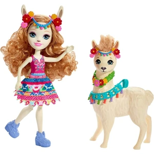 Maqio Toys Enchantimals Lluella Llama Doll and Fleecy Figure 2 Pack FRH42