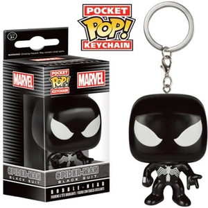 View product details for the Marvel Limited Edition Black Suit Spider-Man Funko Pop! Vinyl Keychain