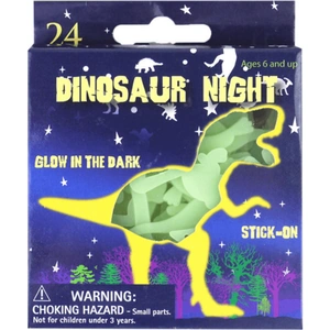 Glow In The Dark Dinosaur Stick-Ons - New And In Stock - Dinosaur Toys - Children's Toys & Birthday Present Ideas - New & In Stock at PoundToy
