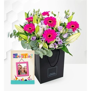 Prestige Flowers Exquisite with Birthday Card