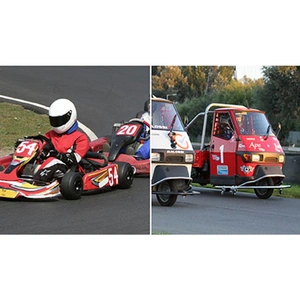 Red Letter Days Piaggio Ape and Karting Racing for Two