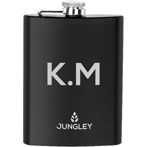 Treat Republic Personalised Stainless Steel Hip Flask
